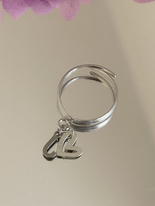 Bague coeur