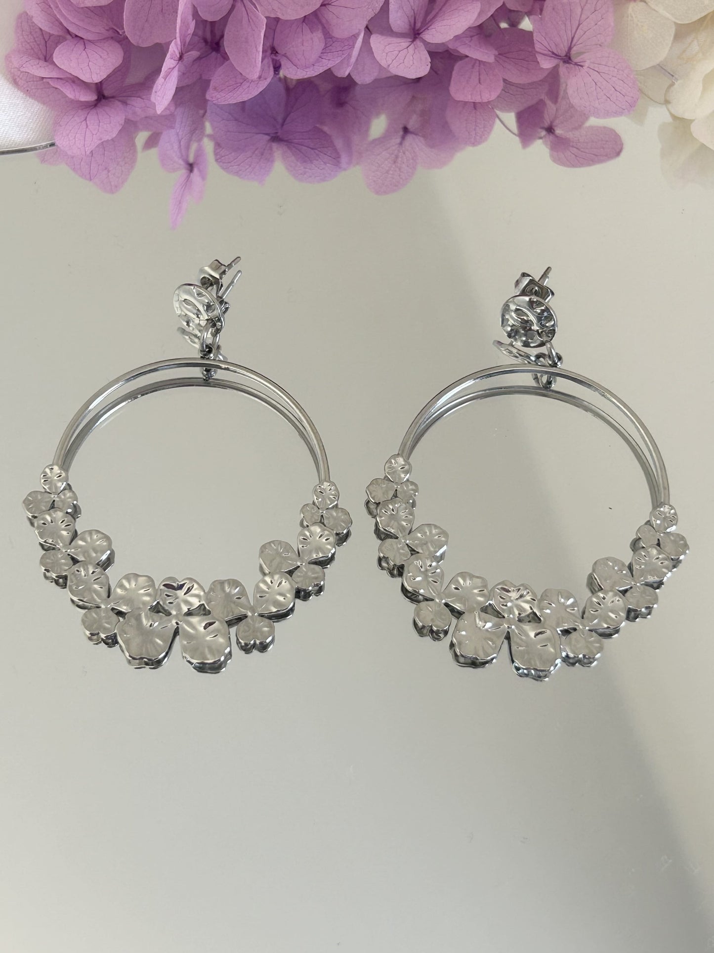 Boucles d’oreilles Fleur