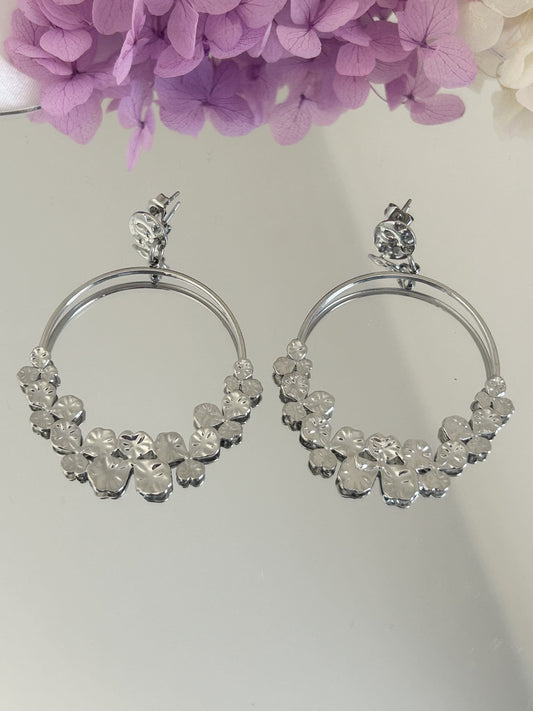 Boucles d’oreilles Fleur