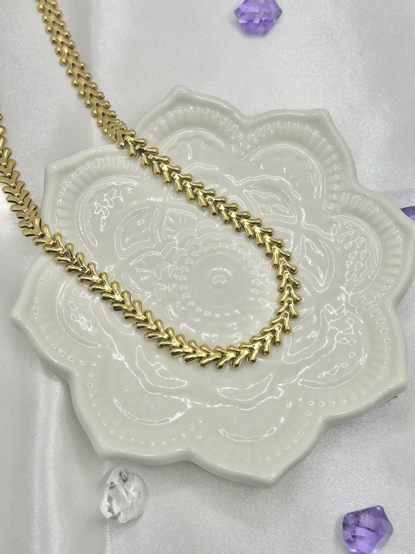 Collier doré Romy