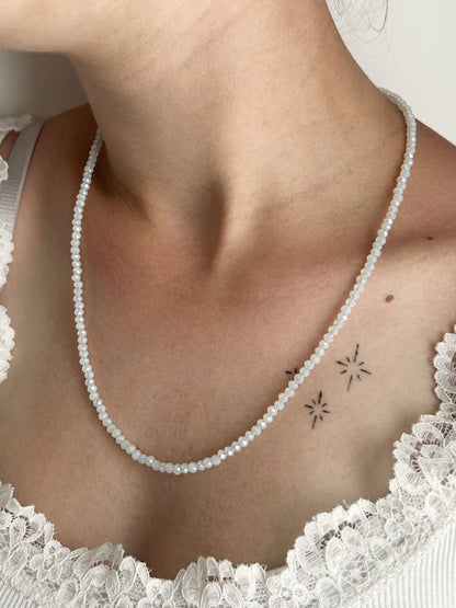Colliers perle blanc Charlie